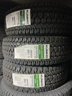 235/75/15 kumho at 4 new tires installed ✅🔥 instaladas ✅