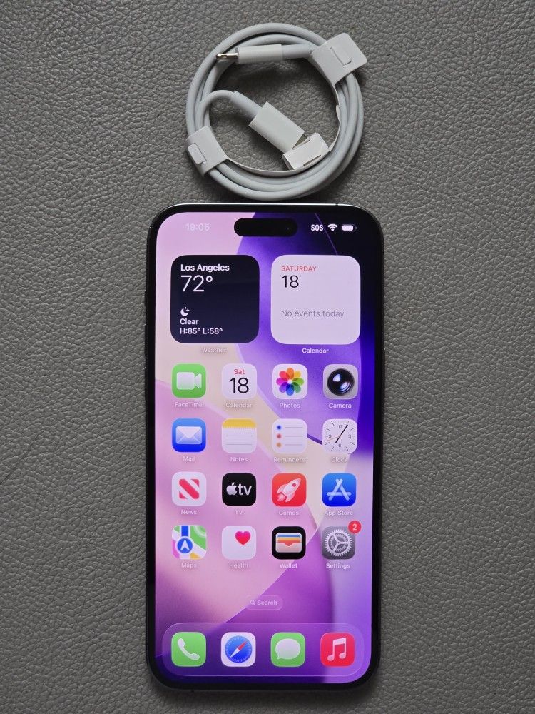 IPHONE 14 PROMAX 256GB UNLOCK ANY CARRIER IN GREAT Condition