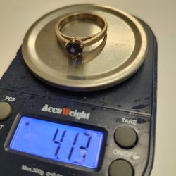 925 Sterling Silver Iolite Ring