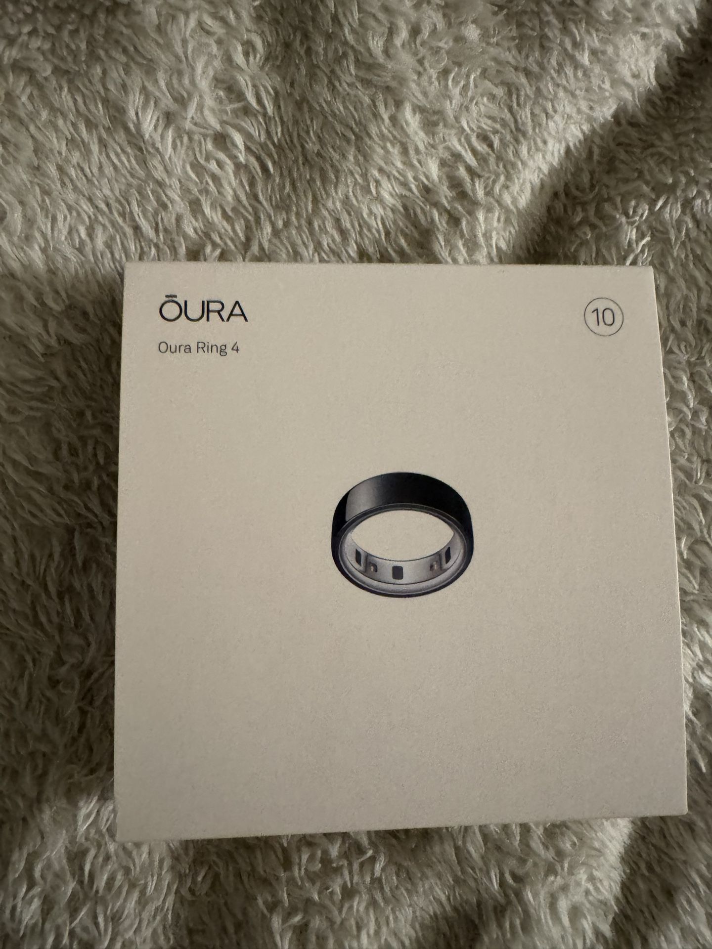 Oura Ring Size 10 Black 
