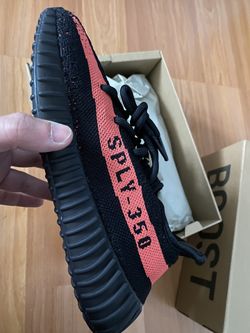 Yeezy 350 Core Black Red Sz 6