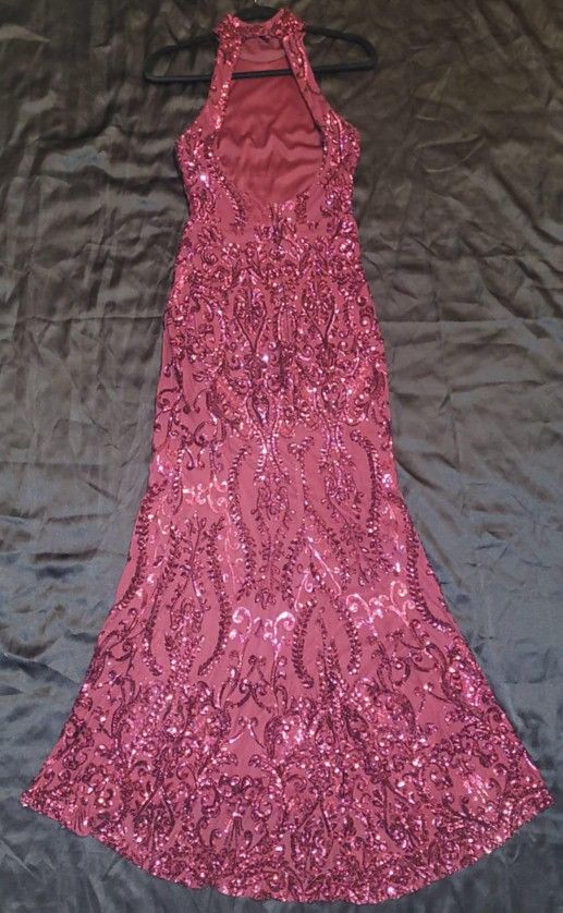 B Darlin Full Sequin Dress
