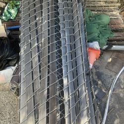 5 Rolls Of Chain link Fence 6 Feet Tall Each Roll Is About 10 Feet Wide