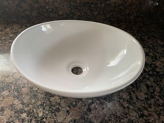 Top Ceramic Bisol Sink , 16”x13”