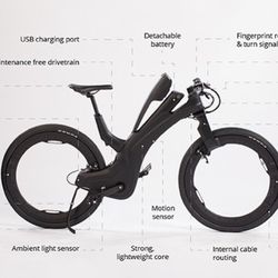 Unique Electric Hubless E-Bike