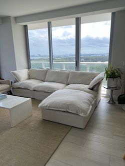 Beige cloud sectional (NEW)