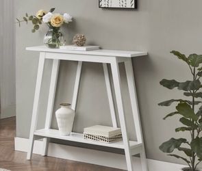 Beautiful white entry table