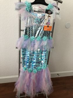 Mermaid Costume with Headband S