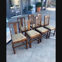 Antique Farmhouse, Solid Wood Chairs