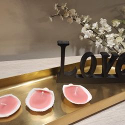 Seashell Candles Mermaid Theme