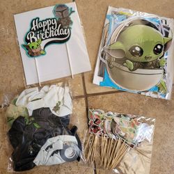 Baby Yoda Party Decoration

