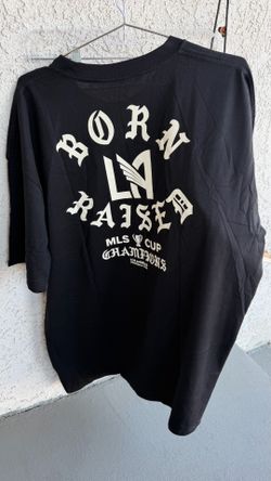 BXR BORN RAISED BLACK LAFC MLS CUP CHAMPIONS SHIRT SZ 3XL  SUPREME STUSSY UNDFTD NIKE SB