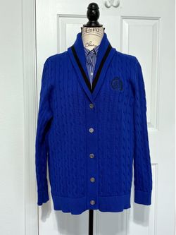 Ralph Lauren vintage Preppy Plus size Cardigan