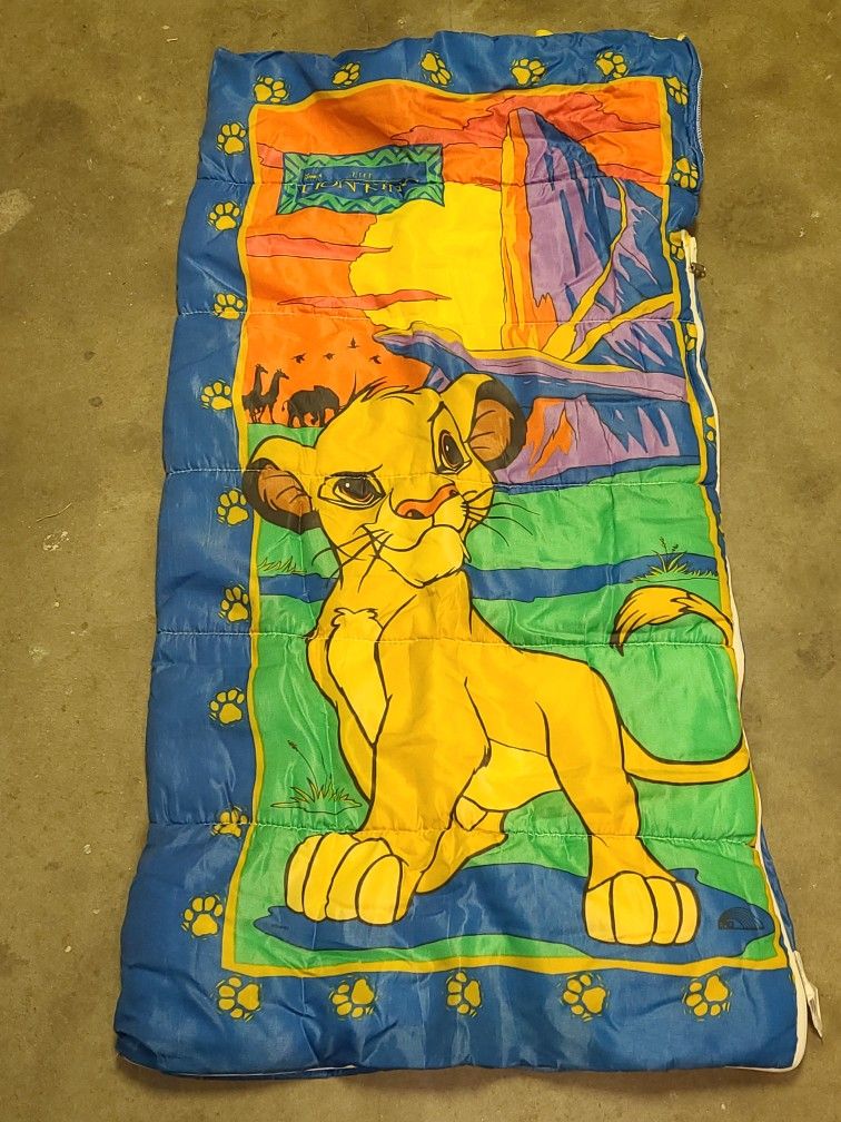 1990s Lion King Simba Sleeping Bag