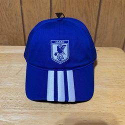 Adidas World Cup Japan National Team Soccer Hat Cap One Size Adjustable Blue NEW