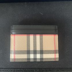 Burberry - Vintage Check Wallet With Photo Holder