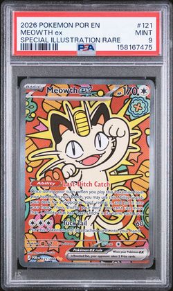 2026 POKEMON POR EN-PERFECT ORDER | SPECIAL ILLUSTRATION RAREMEOWTH EX 121