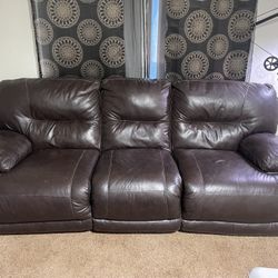Leather Couch 