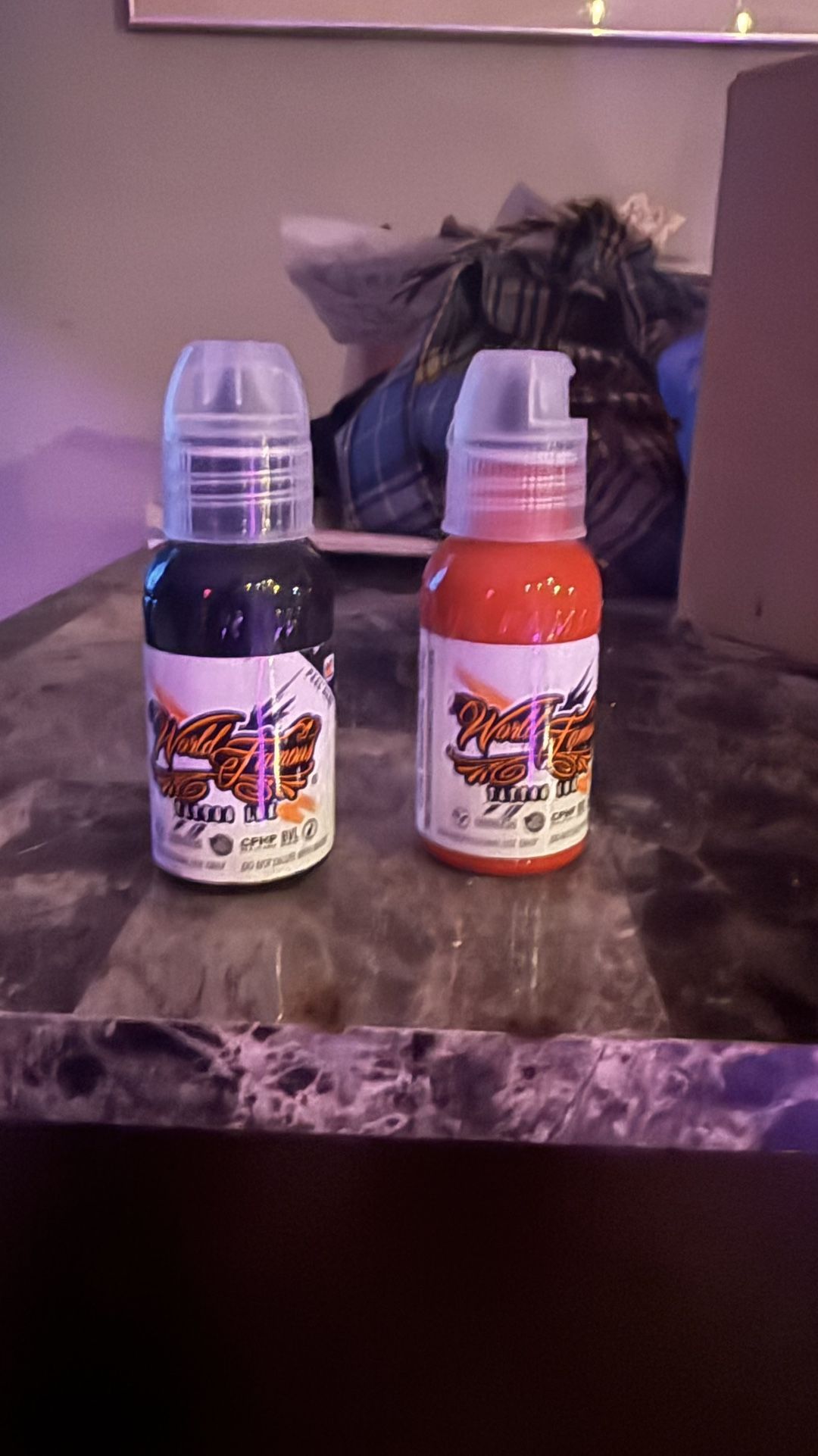 Black And Red Tattoo Ink