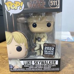Funko Pop Luke Skywalker Star Wars Celebration Exclusive