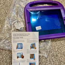 Purple Shock Proof Kids iPad Case