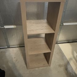 3 Cube Bookshelf Cubby Organizer 