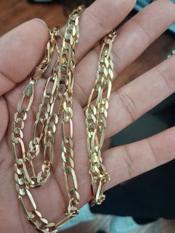 Gold Figaro Chain