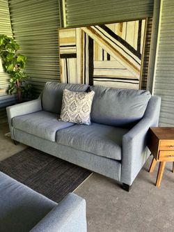 Blue couch