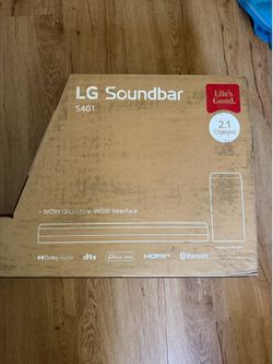 LG S40T Soundbar and Subwoofer Combo