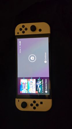 Nintendo Switch OLED White Handheld Console