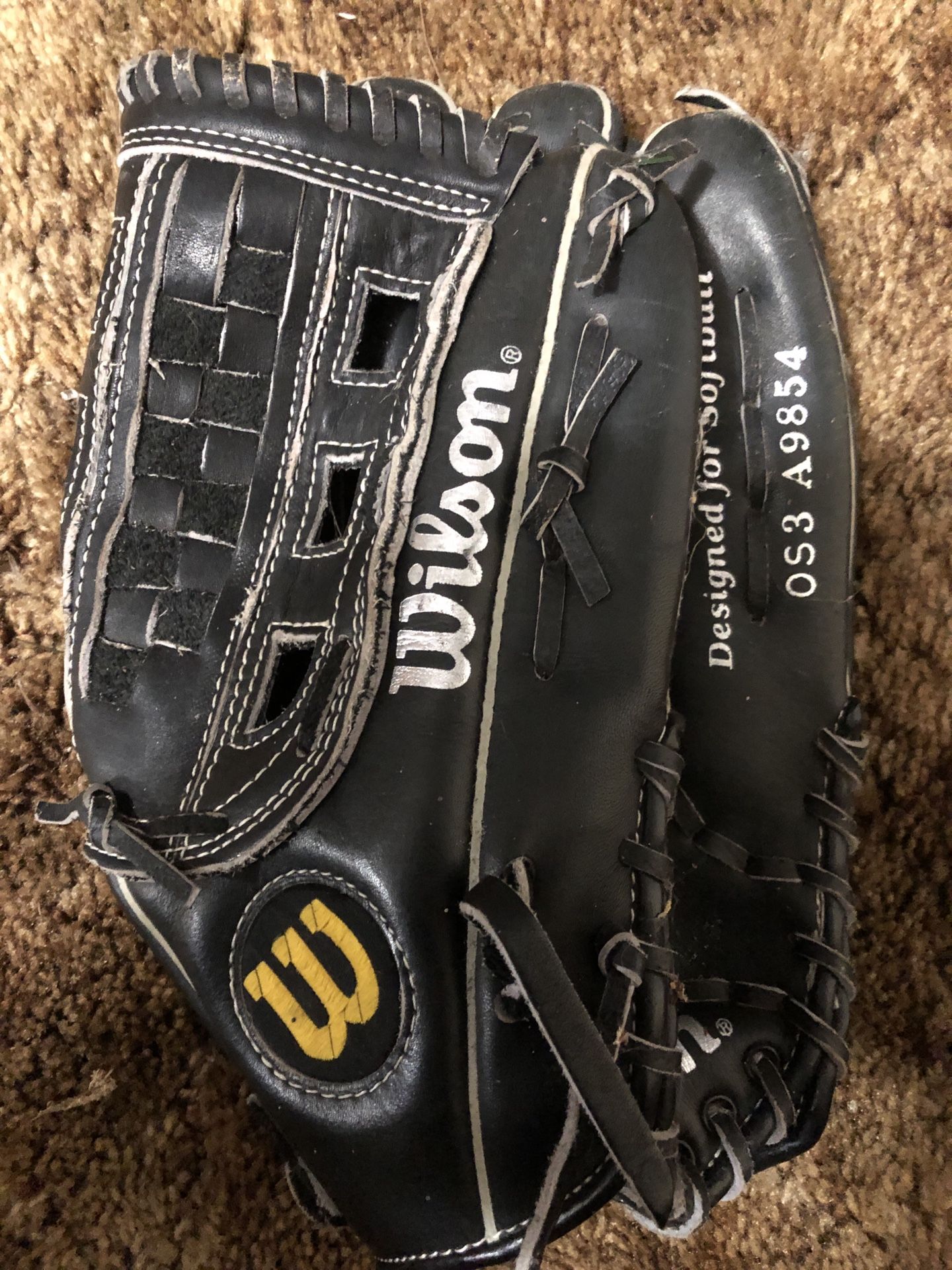 Wilson Optima Silver Softball Glove