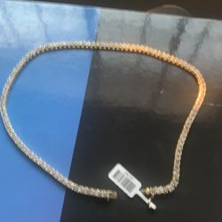 18” And 20” Inch Gold Diamond Tennis Chain!