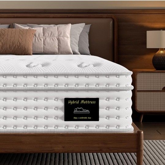 BedStory Full Mattress, Firm, 12 Inch Hybrid Mattress with Excellent Support