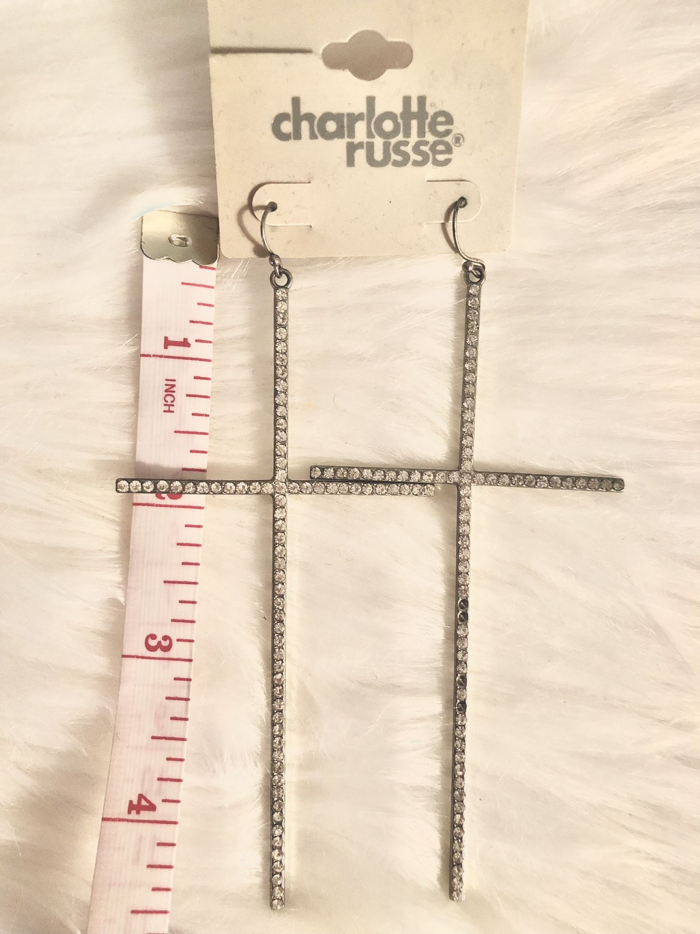 Fashion Cross Earrings 