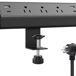 JGSTKCity Desk Clamp Power Strip 