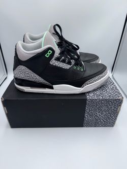 Air Jordan 3 Green Glow Size 10 OG Box Super Clean Light Smoke Smell 🔥