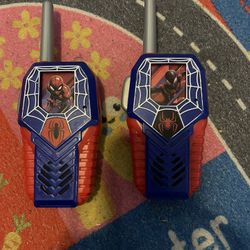 Spiderman Light Up Walkie Talkies