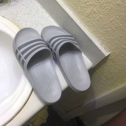 Silver addies slides
