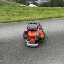 Husqvarna 580BTS Backpack Leaf Blower — Like New, Needs Tune-Up