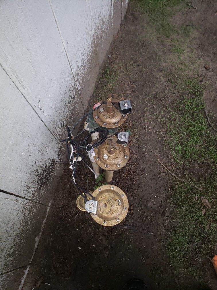 New Valves And Sprinklers 