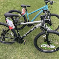Brand new- 2 original Schwinn 27,5” /21 speed mountain, $275 each