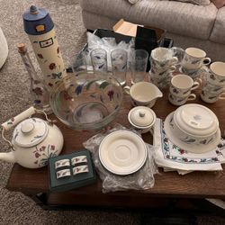 Lenox Poppies On Blue China