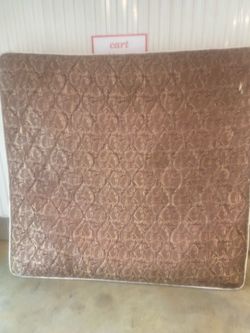 King mattress and box springs