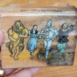 Off To See The Wizard Of Oz  Disney Rubber Stamp