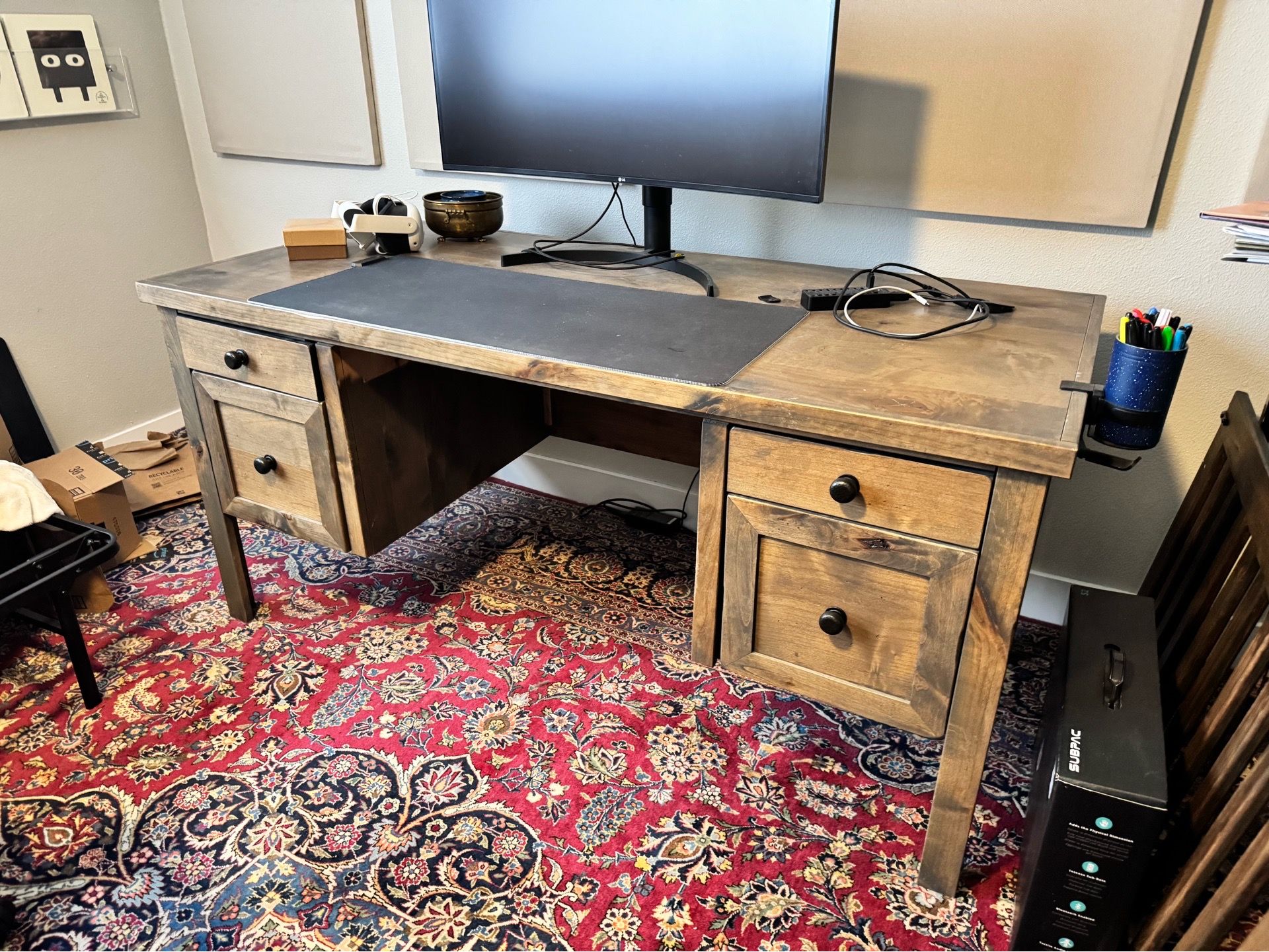 Beautiful wood desk