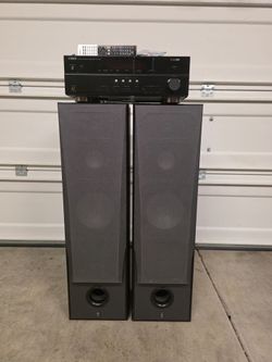 Yamaha receiver and speakers