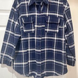 Lane Bryant Classic Button Down Flannel Shacket