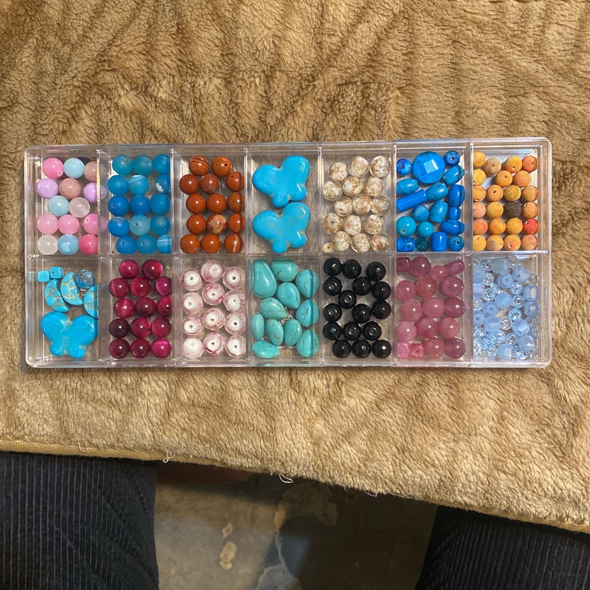 All Glass And Stone Beads
