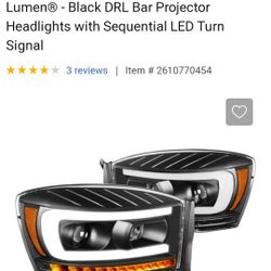 06-08 Lumen Ram 1500 Headlights with Sequential turn signals