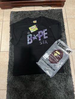 Black Bapesta Tee